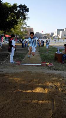 溪南镇举办2014年小学生田径运动会